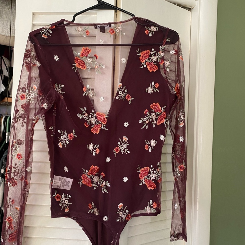 Express Floral Bodysuit